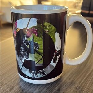 Marvel Avengers Ceramic Mug - Black and White